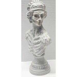 Victorian Skeleton Bust Statue Gothic Halloween Decor Ashland Dead Regency